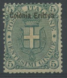 Scansione lotto: COLONIE ERITREA 1893 C.5 *