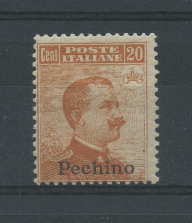 Scansione lotto: OCCUPAZIONI PECHINO 1917/8 20C. N.12 *