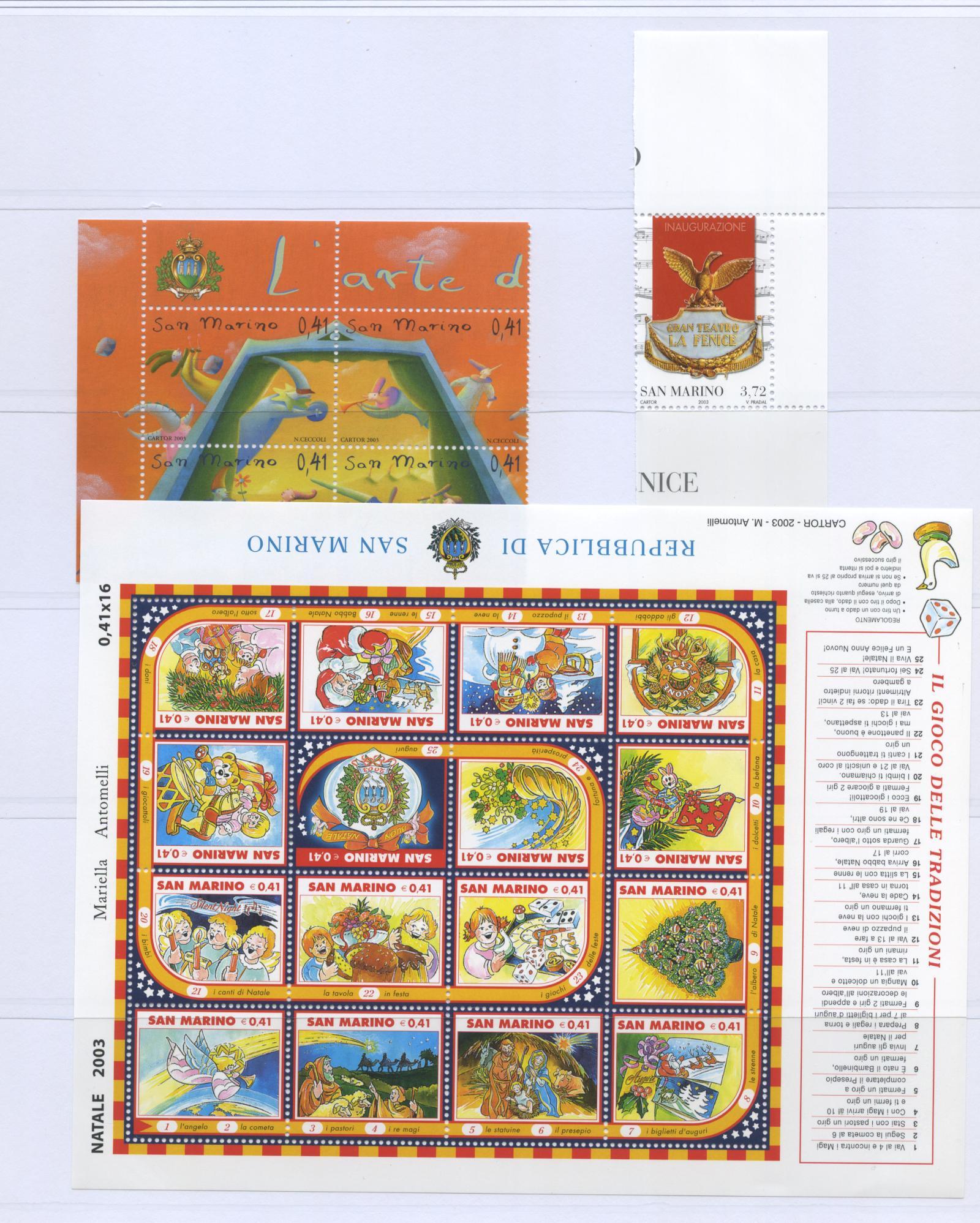 Scansione lotto: SAN MARINO 2003 ANNATA CPL. 37V.+4BF **