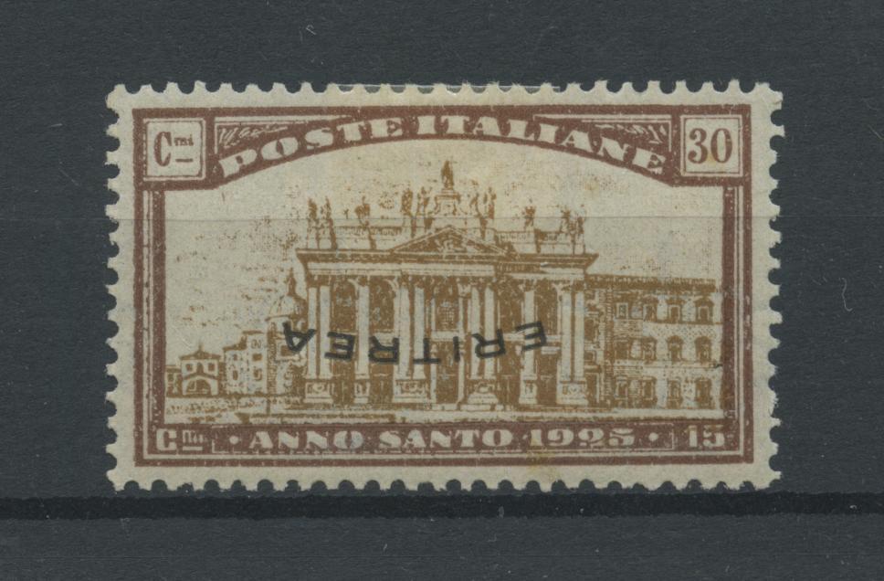 Scansione lotto: COLONIE ERITREA 1925 N.88 *  CERT.