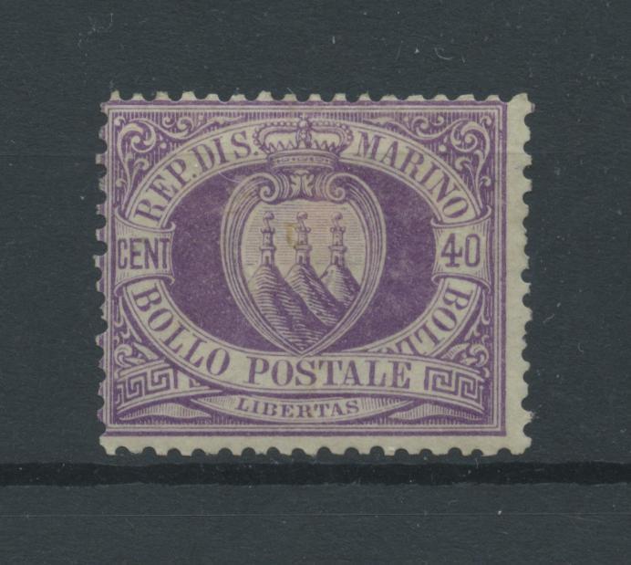 Scansione lotto: SAN MARINO 1877 40C. 2 *