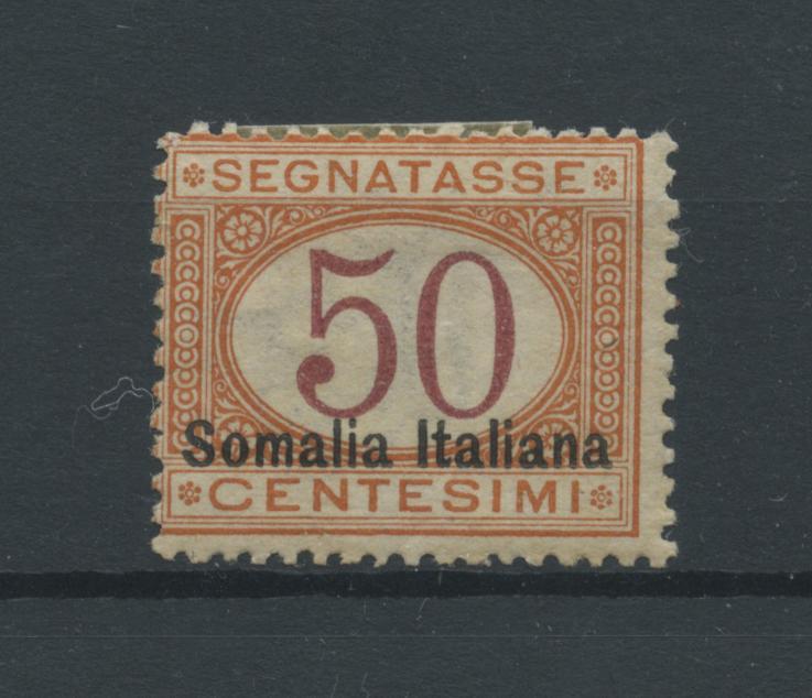 Scansione lotto: COLONIE SOMALIA 1920 TASSE 50C. N.28 *