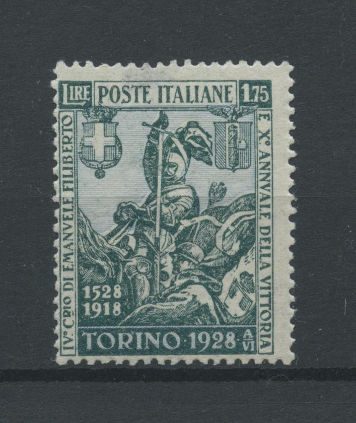 Scansione lotto: REGNO 1928 FILIBERTO L.1,75 **