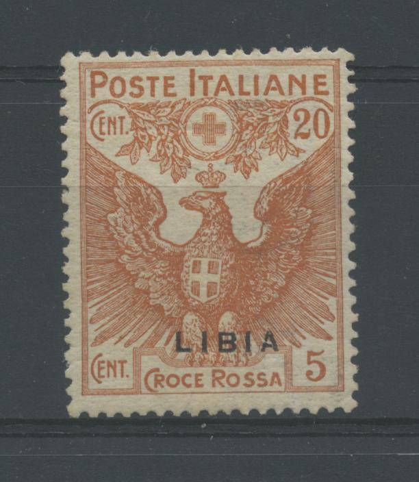 Scansione lotto: COLONIE LIBIA 1915/6 CROCE ROSSA IN BASSO **