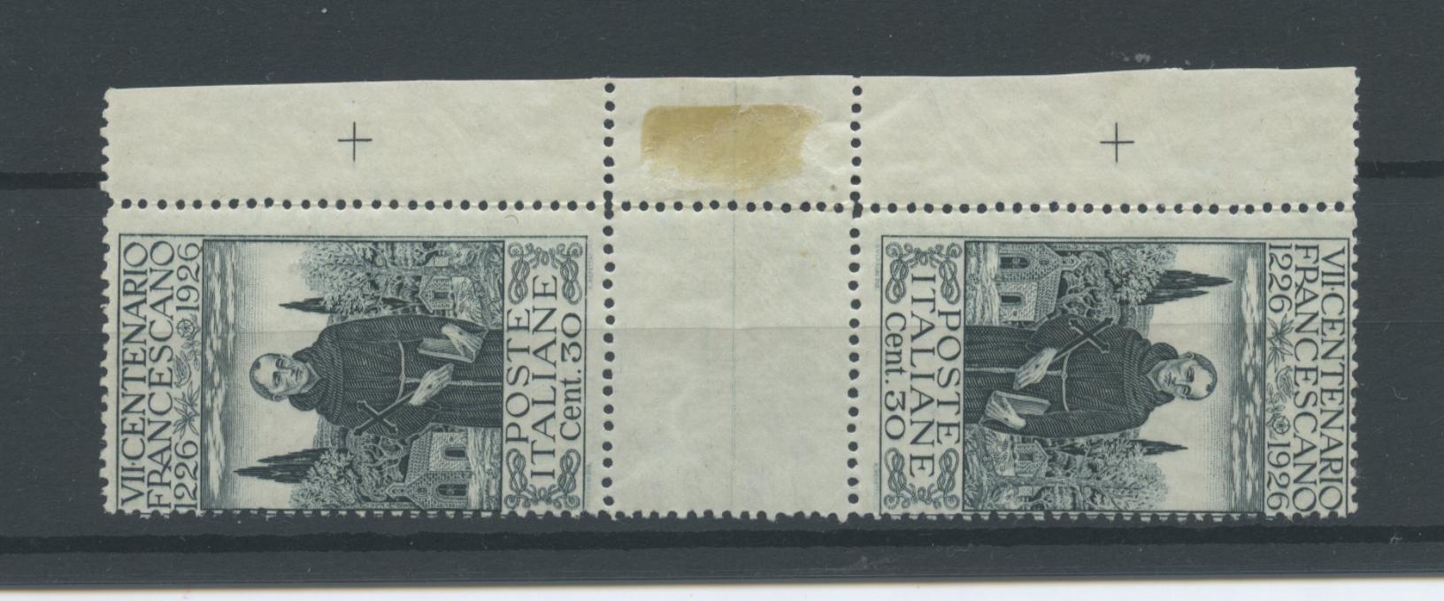 Scansione lotto: REGNO 1926 TETE-BECHE N.193 **