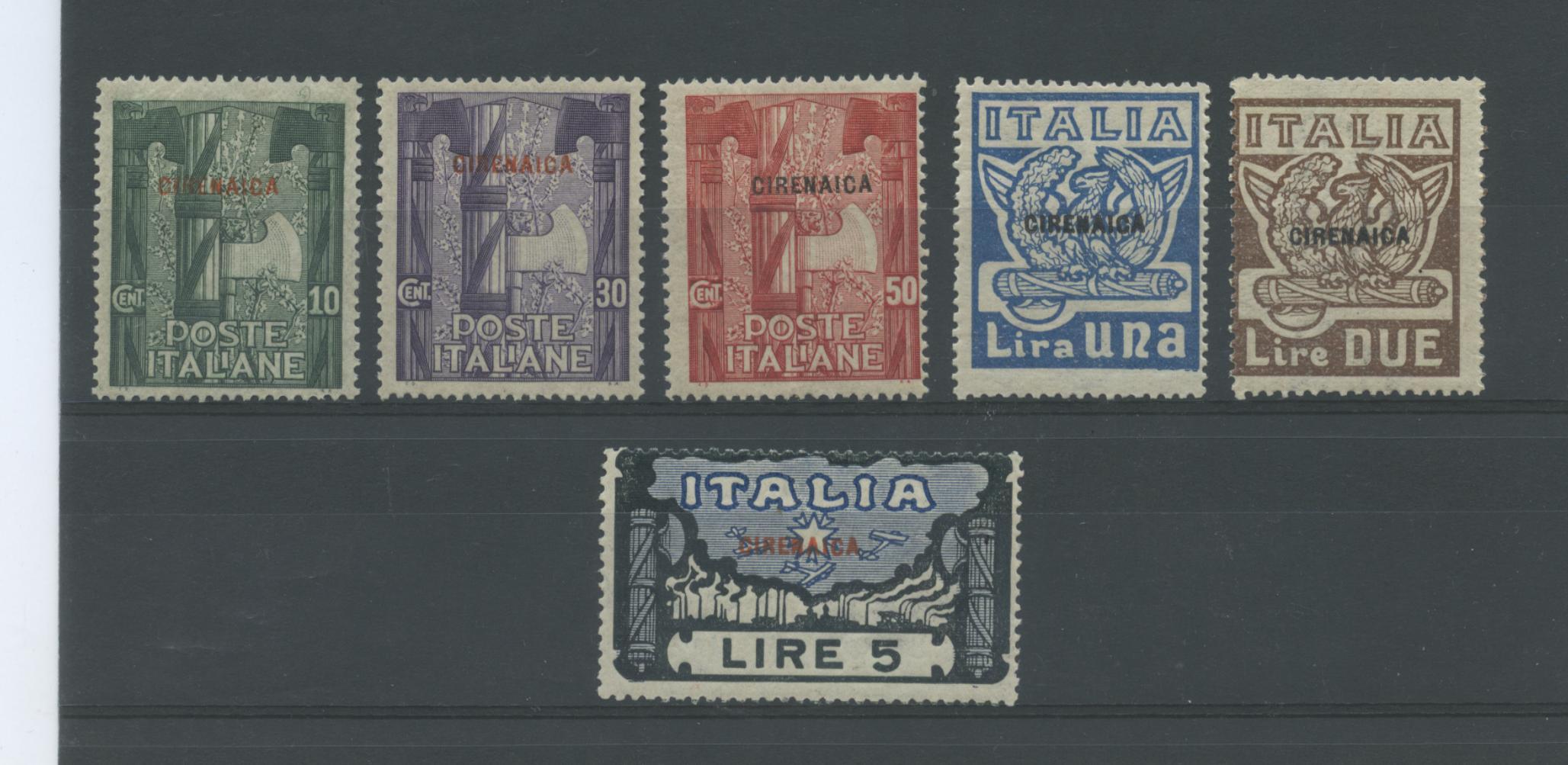 Scansione lotto: COLONIE TRIPOLITANIA 1923 MARCIA 6V. **