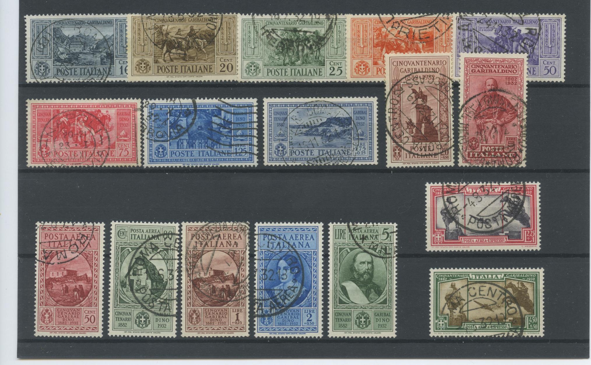 Scansione lotto: REGNO 1932 GARIBALDI 17V.(originale)  2 US.