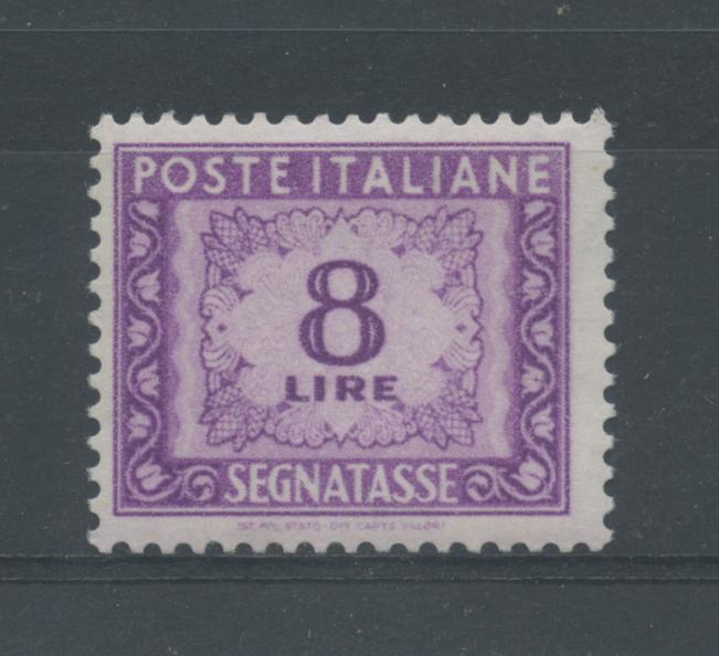 Scansione lotto: REPUBBLICA 1955 TASSE STELLE L.8 **