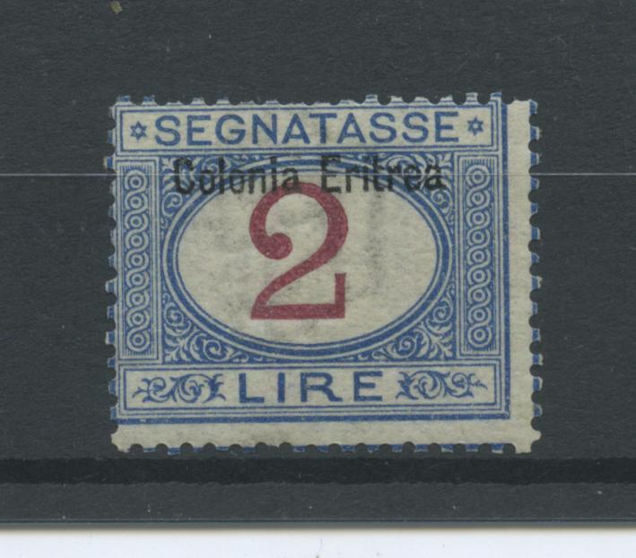 Scansione lotto: COLONIE ERITREA 1903 TASSE L.2 3 **