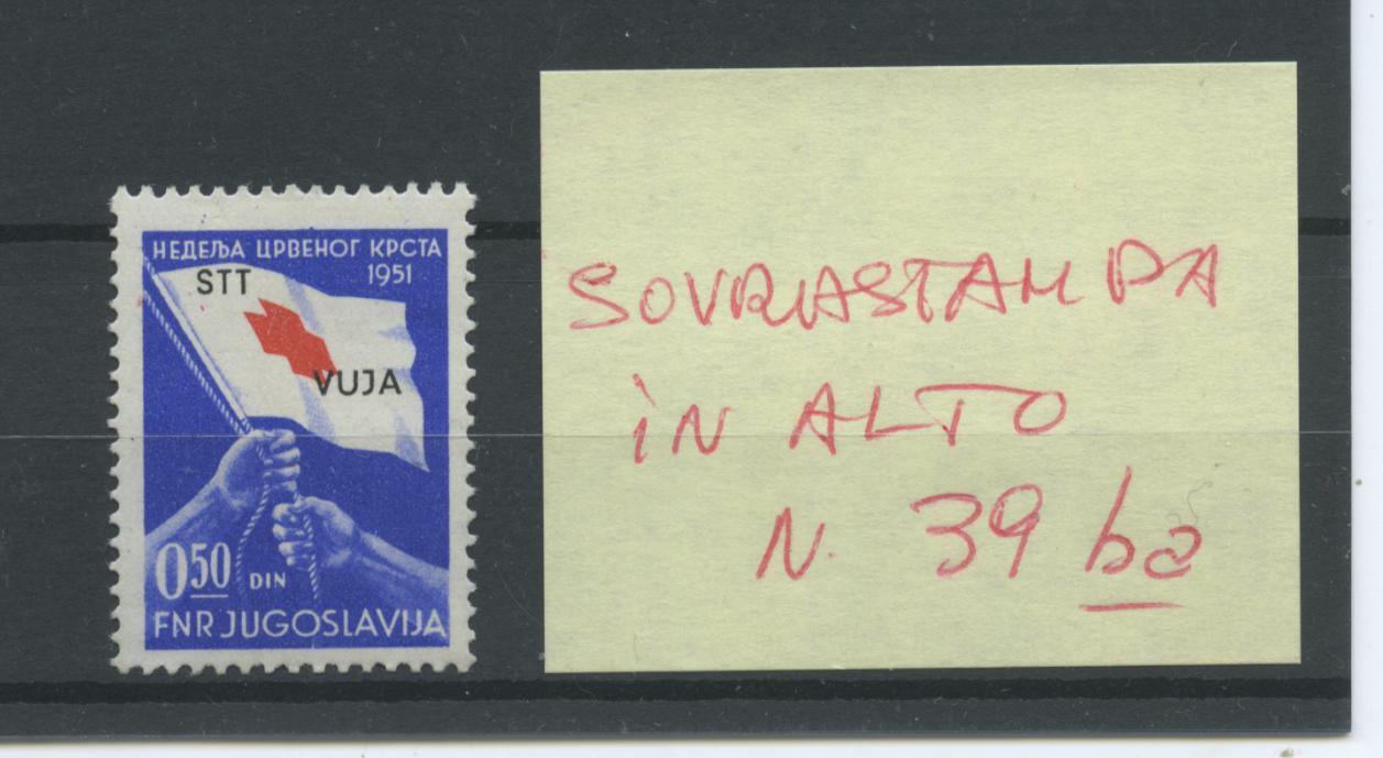 Scansione lotto: TRIESTE 1951 N.39 ba **