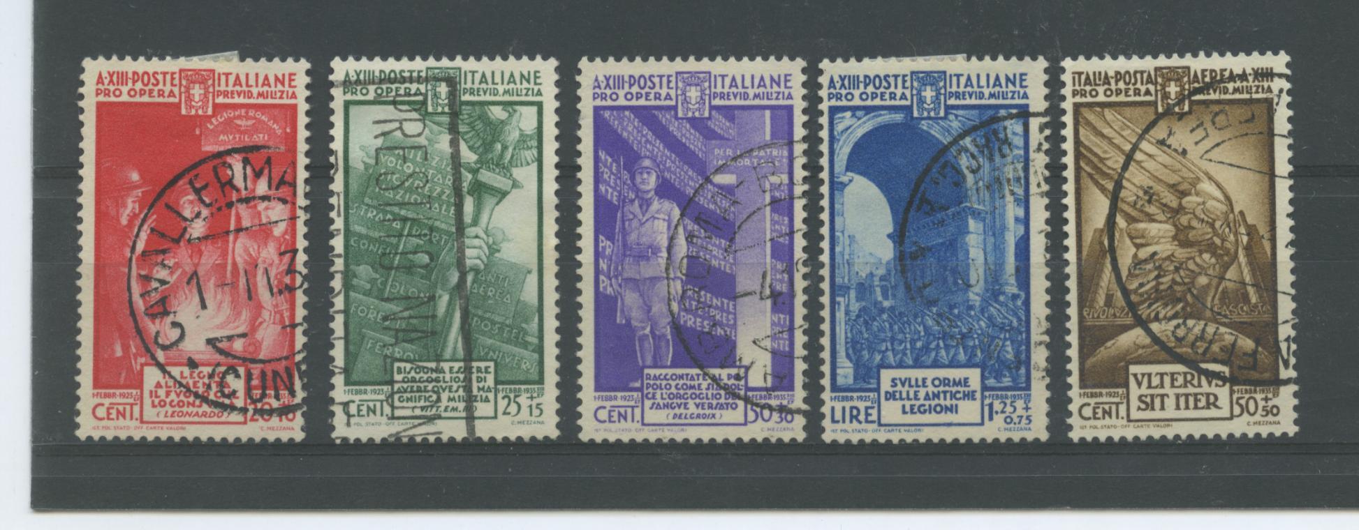 Scansione lotto: REGNO 1935 MILIZIA IV 5V.(originale) US.