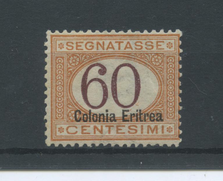 Scansione lotto: COLONIE ERITREA 1926 TASSE 60C. 4 **