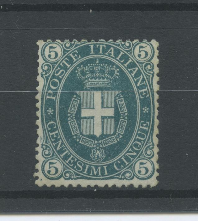 Scansione lotto: REGNO 1889 5C. VERDE 7 ** CENTRATO CERT.