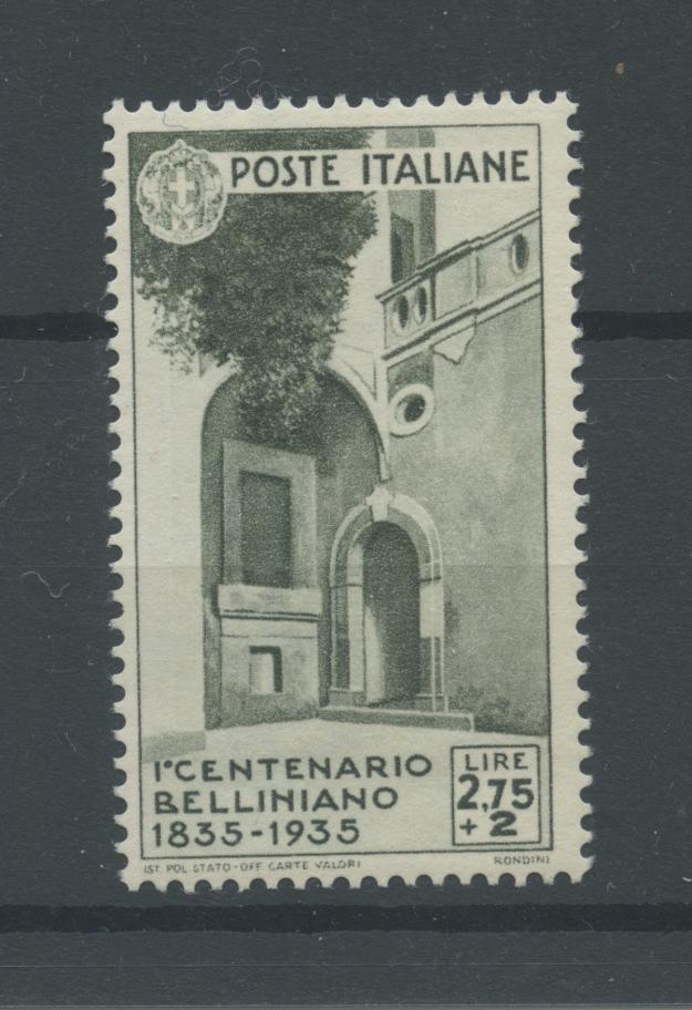 Scansione lotto: REGNO 1935 BELLINI L.2,75+2 **