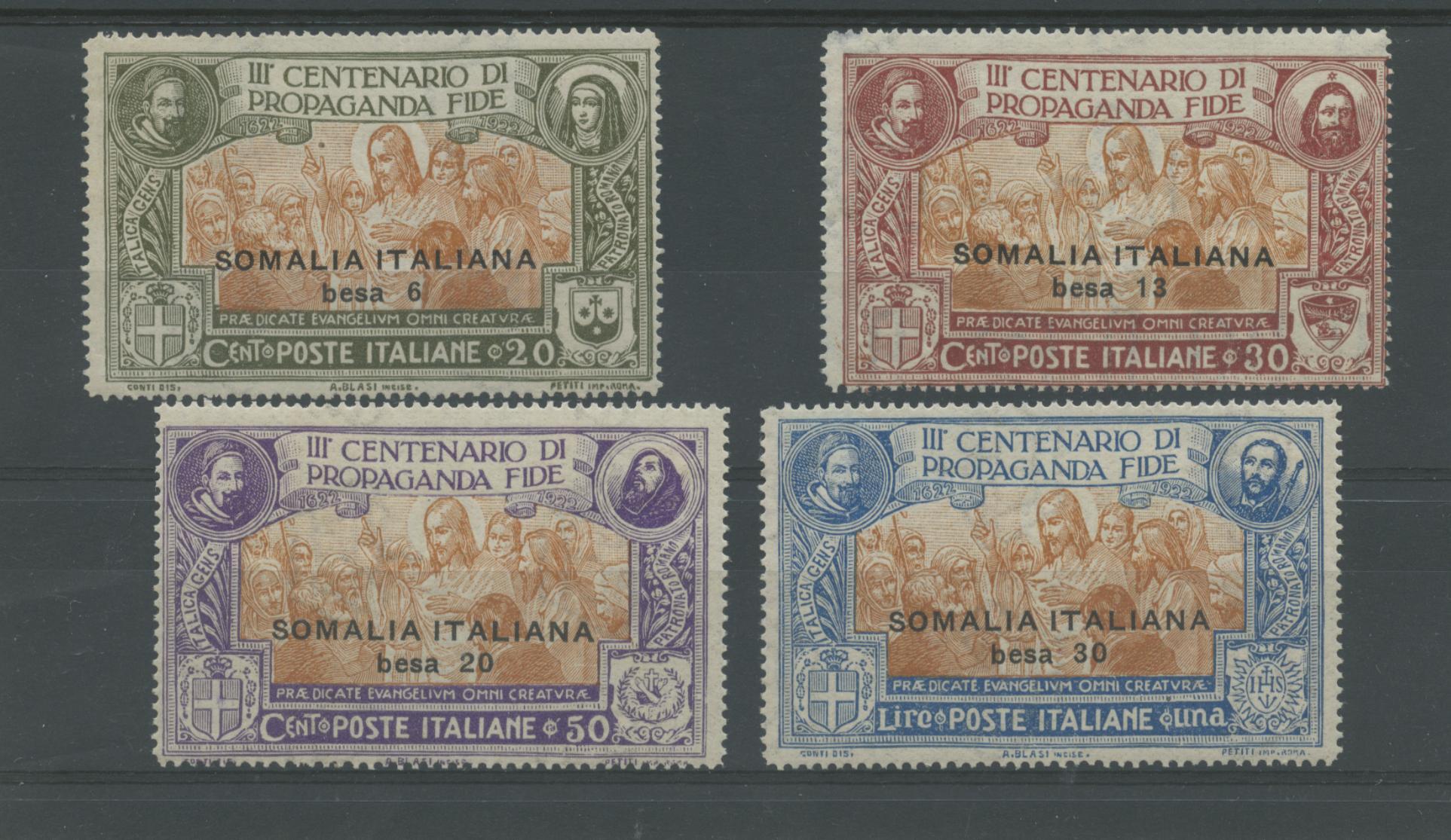 Scansione lotto: COLONIE SOMALIA 1923 PROPAGANDA 4V. **