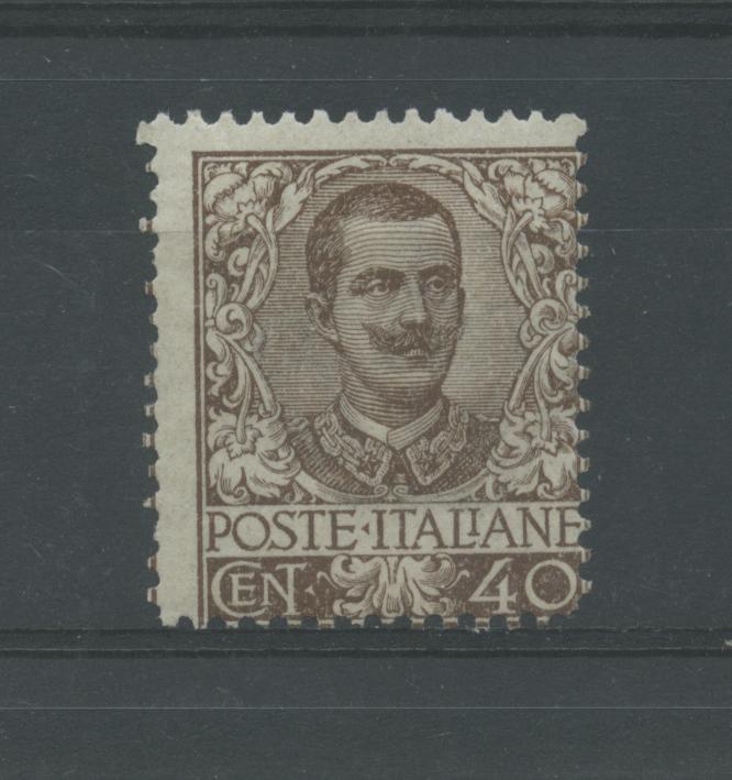 Scansione lotto: REGNO 1901 FLOREALE 40C. **