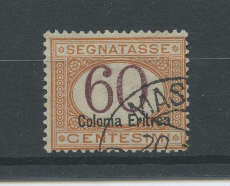 Scansione lotto: COLONIE ERITREA 1926 TASSE 60C. US.