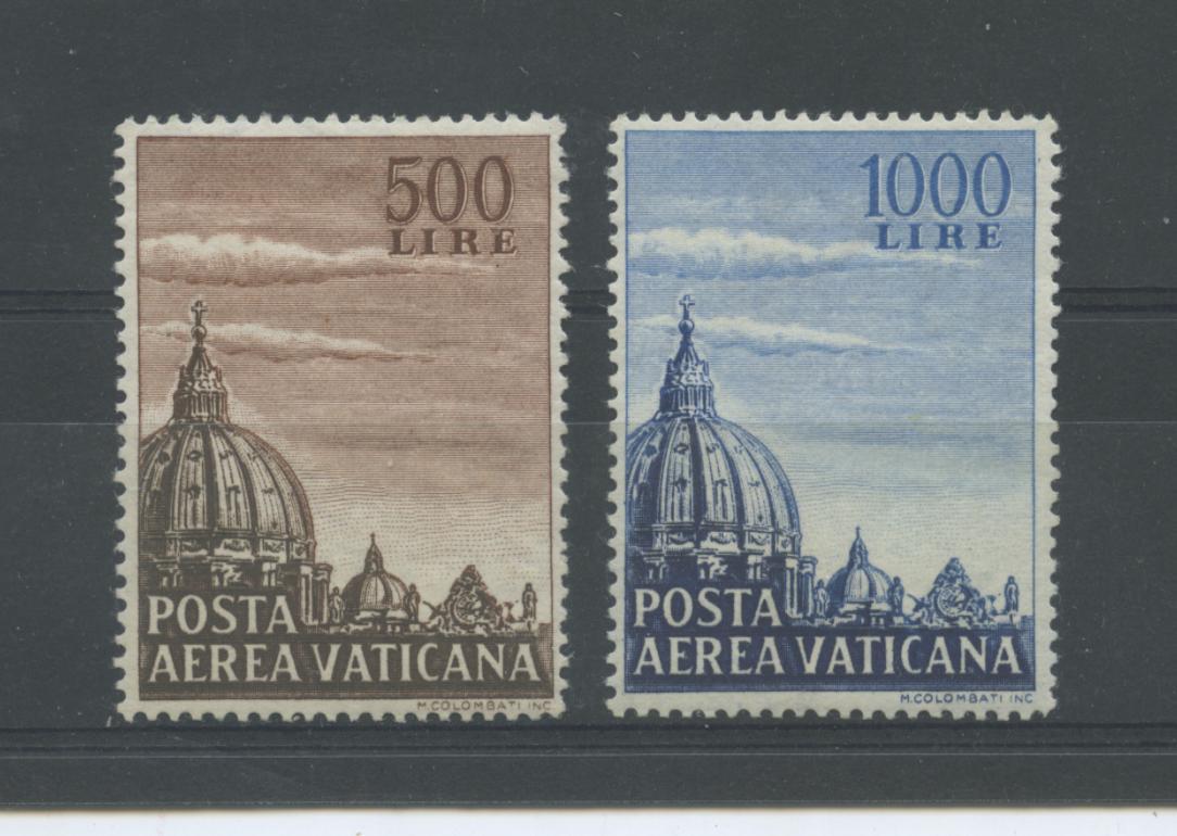 Scansione lotto: VATICANO 1953 CUPOLA 2V. **