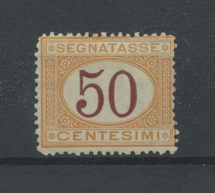 Scansione lotto: REGNO 1870 TASSE C.50 *  CERT.