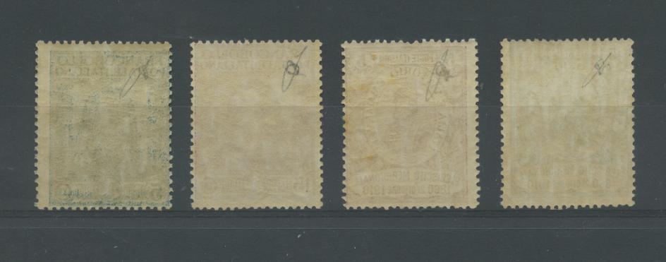 Scansione lotto: REGNO 1910 GARIBALDI 4V. 10 **  CERT.