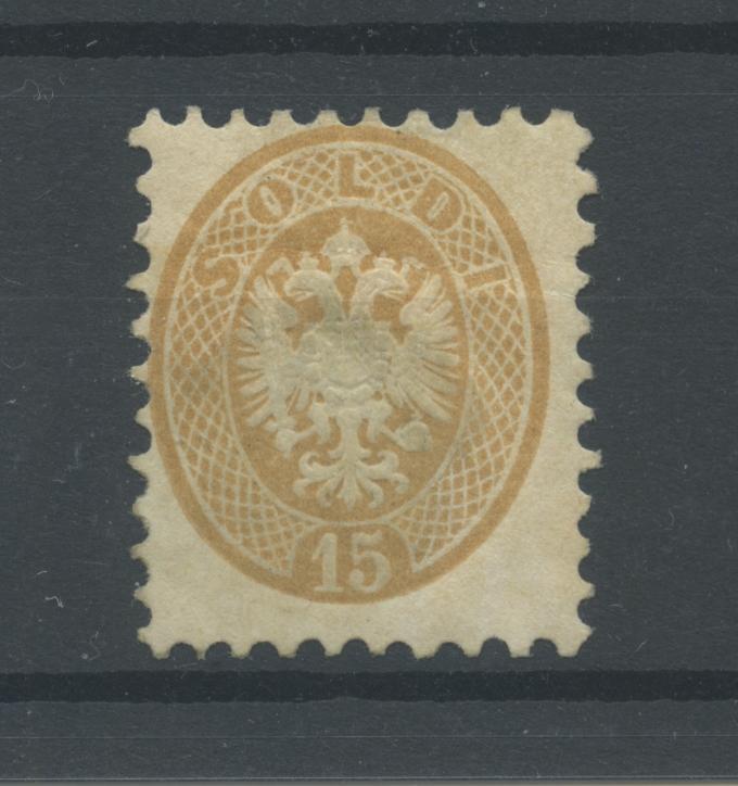 Scansione lotto: LOMBARDO VENETO 1864/5 15S. *