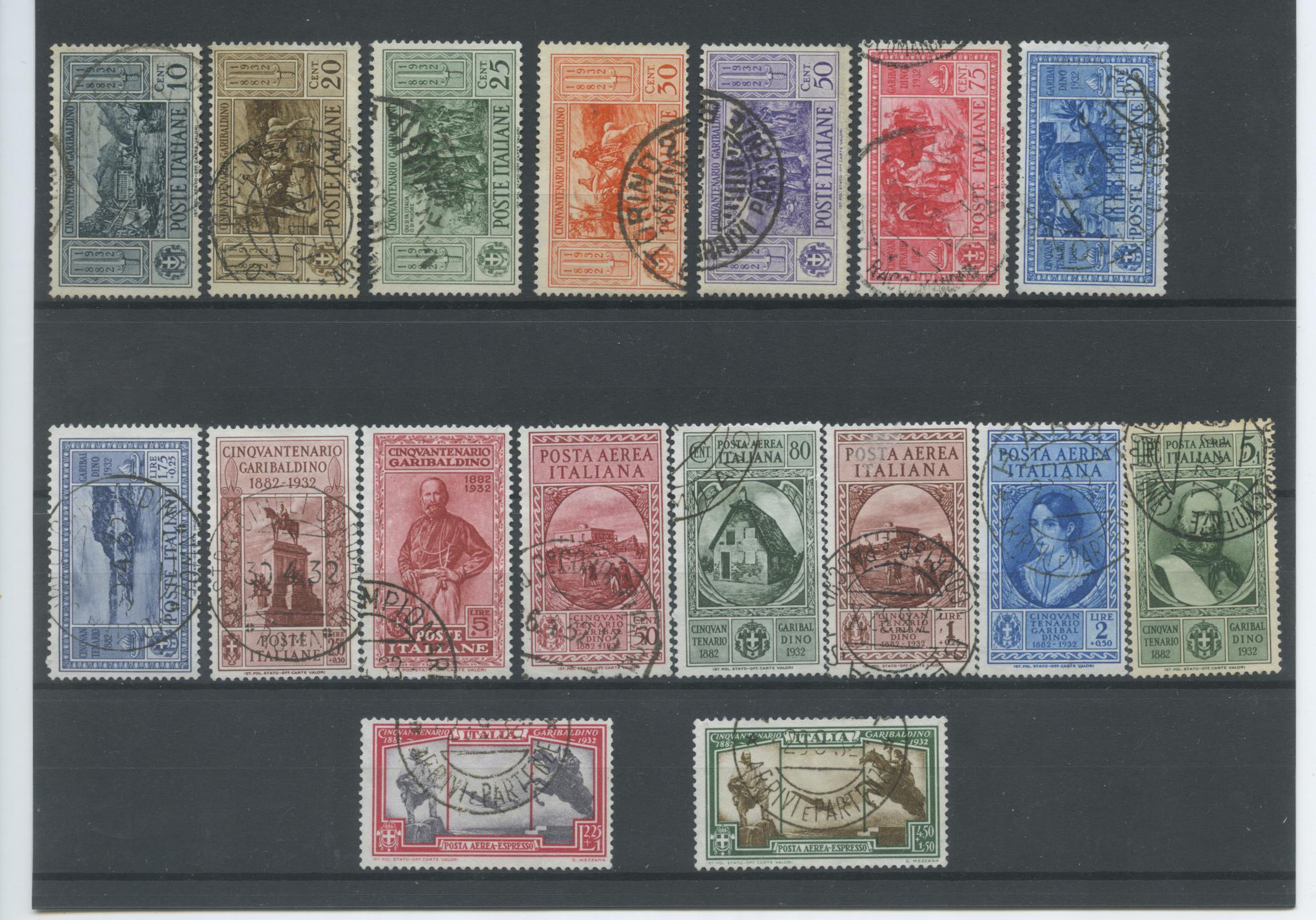 Scansione lotto: REGNO 1932 GARIBALDI 17V.(originale) 5 US.