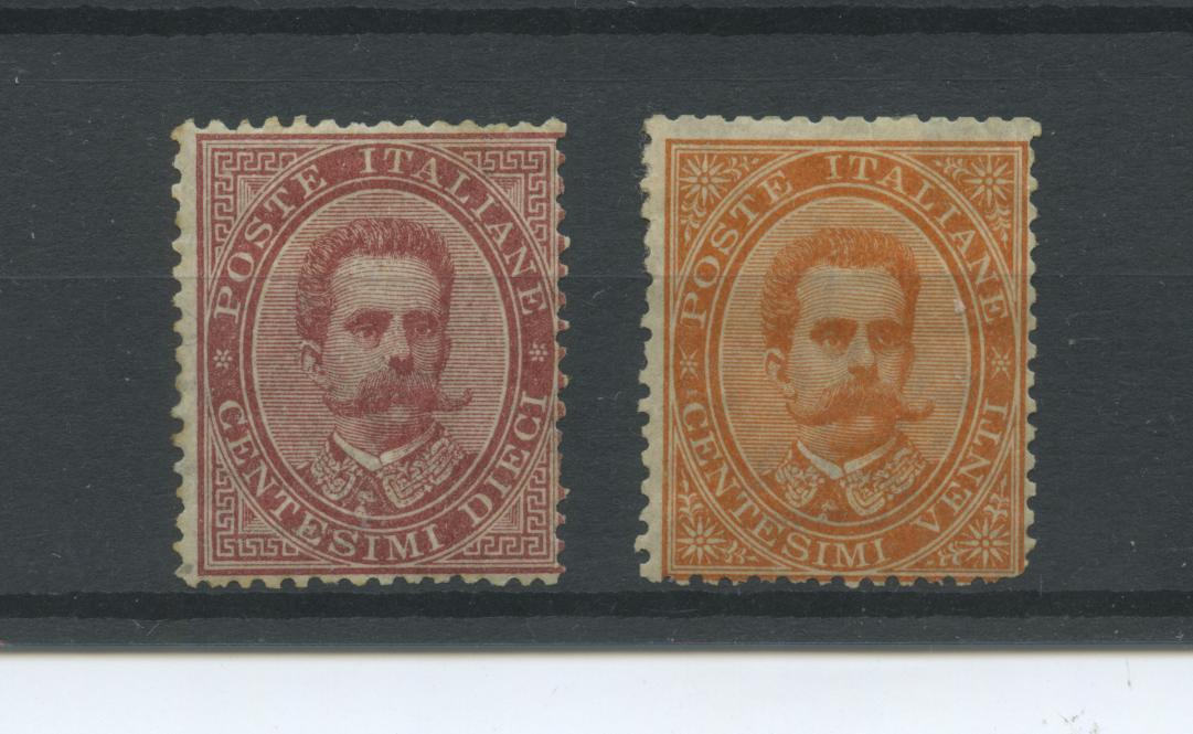 Scansione lotto: REGNO 1879 C.10 E C.20 3 *