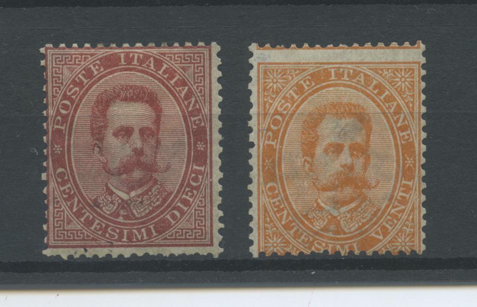 Scansione lotto: REGNO 1879 C.10 E C.20 *