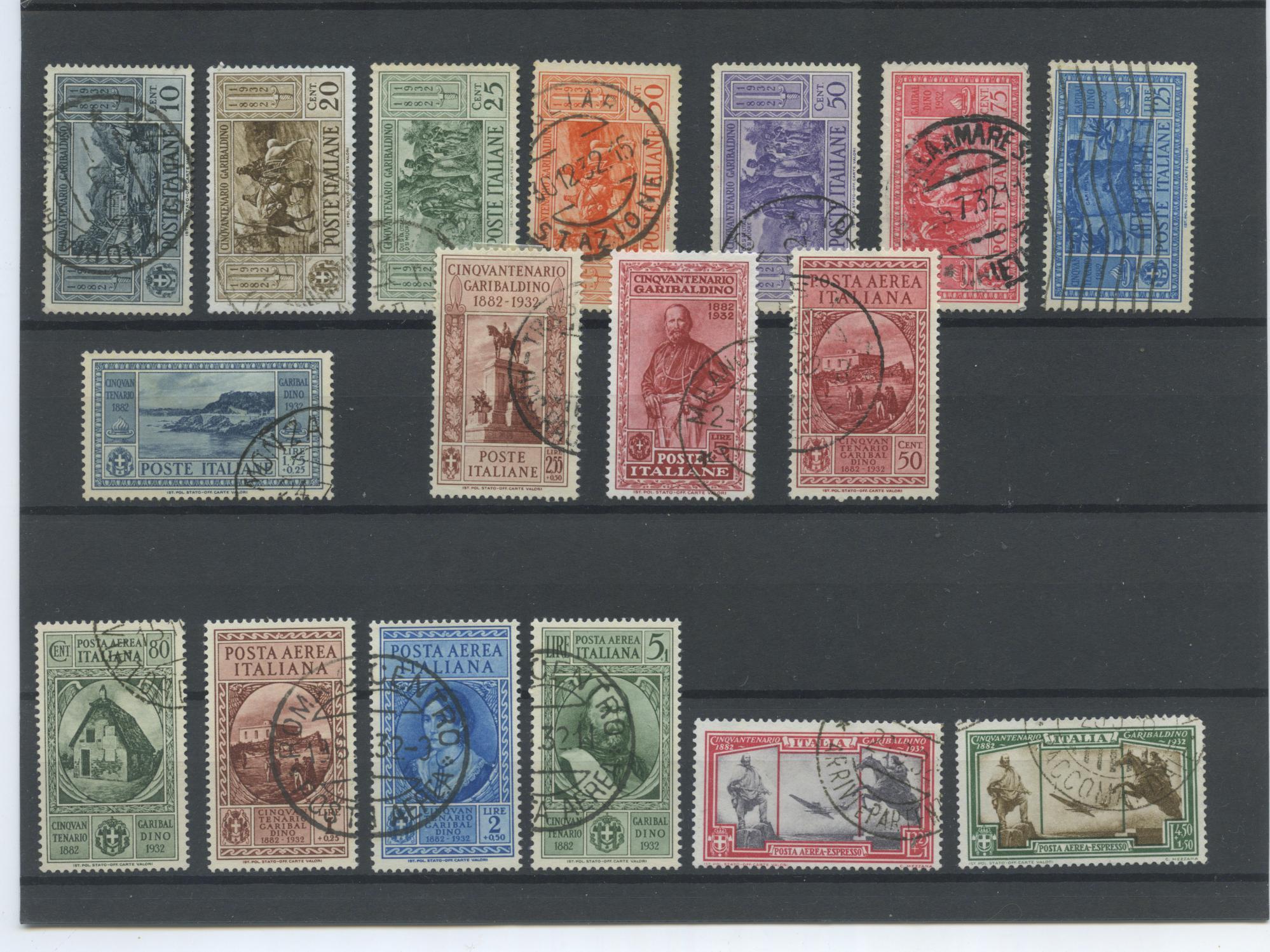 Scansione lotto: REGNO 1932 GARIBALDI 17V.(originale) 6 US.