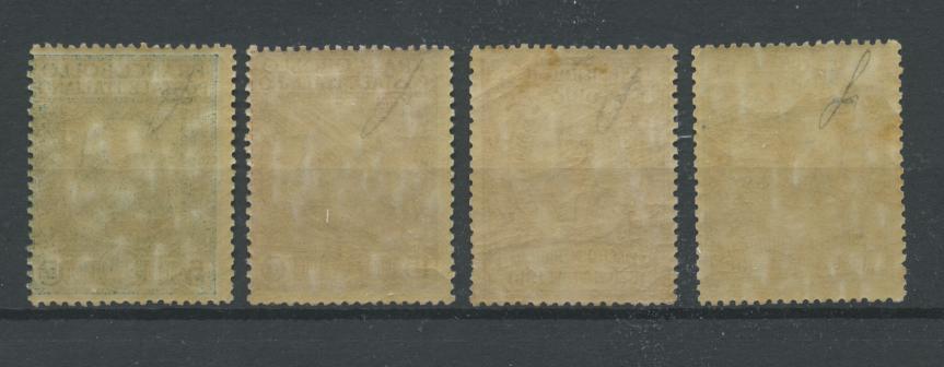 Scansione lotto: REGNO 1910 GARIBALDI 4V. **  CERT.