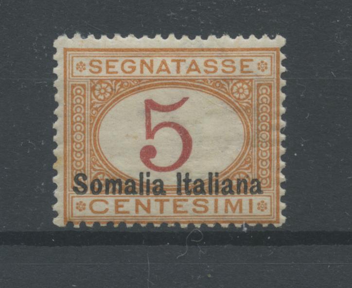 Scansione lotto: COLONIE SOMALIA 1920 TASSE 5C. N.23 *