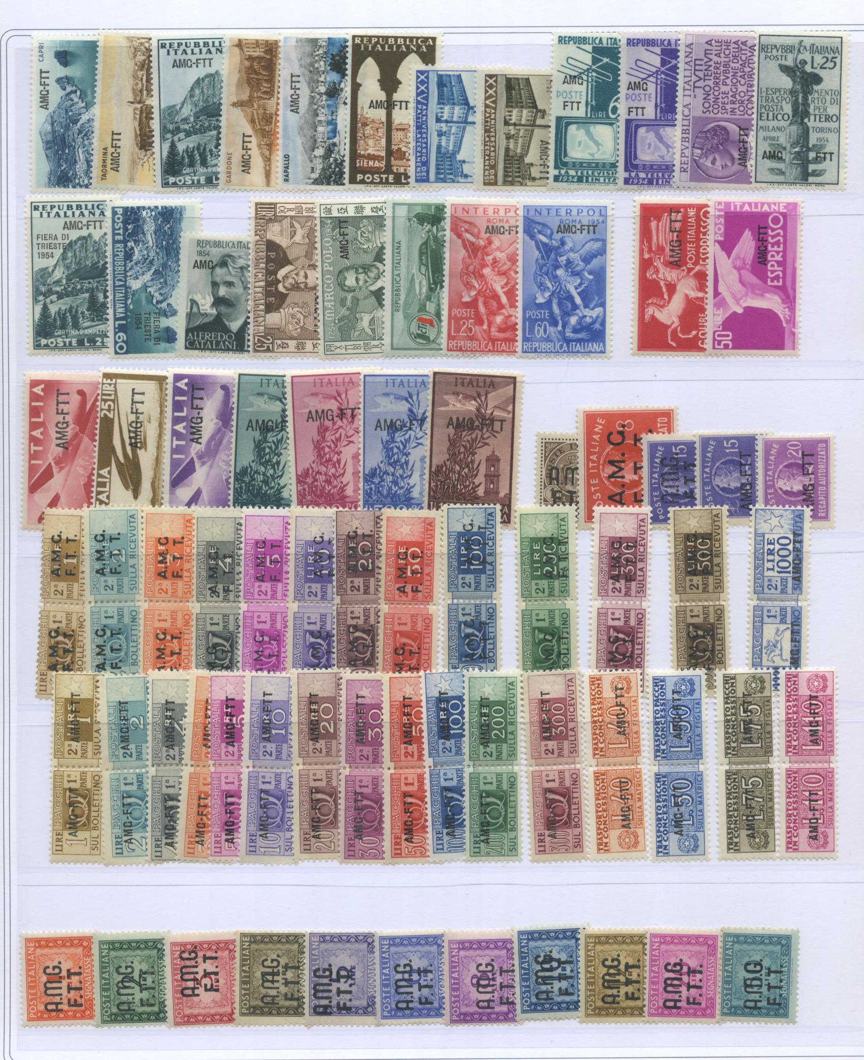 Scansione lotto: TRIESTE 1947/54 COLLEZIONE CPL. N.6 **