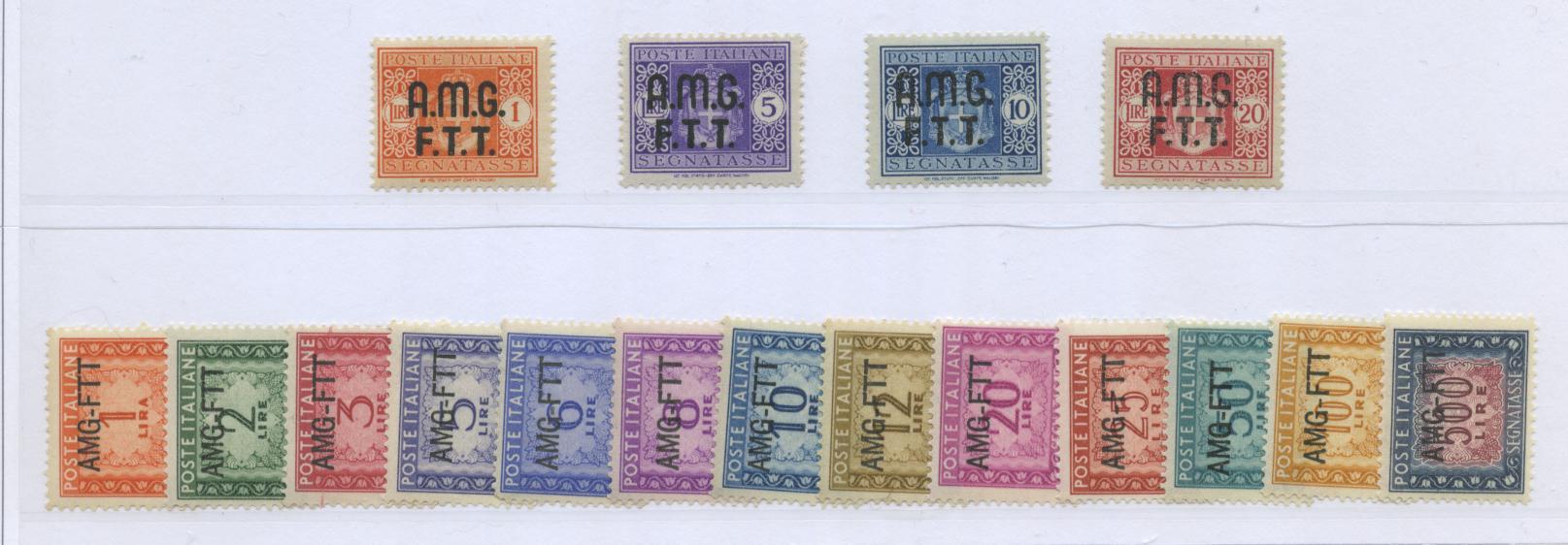 Scansione lotto: TRIESTE 1947/54 COLLEZIONE CPL. N.6 **