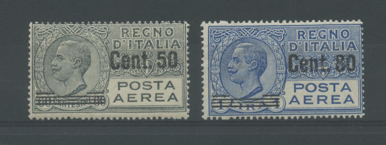 Scansione lotto: REGNO 1927 POSTA AEREA SOVR. 2V. **