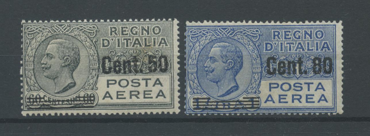 Scansione lotto: REGNO 1927 POSTA AEREA SOVR. 2V. *