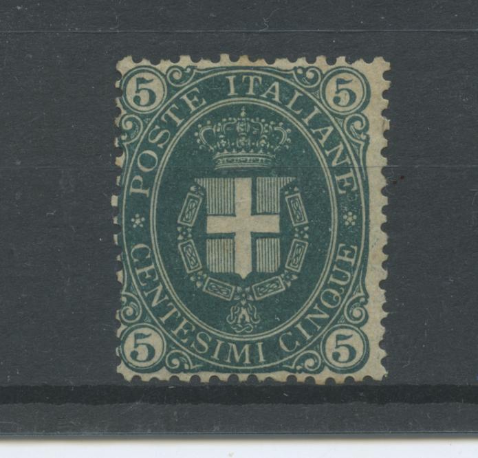 Scansione lotto: REGNO 1889 5C. VERDE **  CERT.