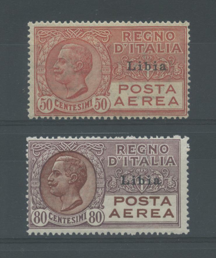 Scansione lotto: COLONIE LIBIA 1928/9 POSTA AEREA 2V. 3 **