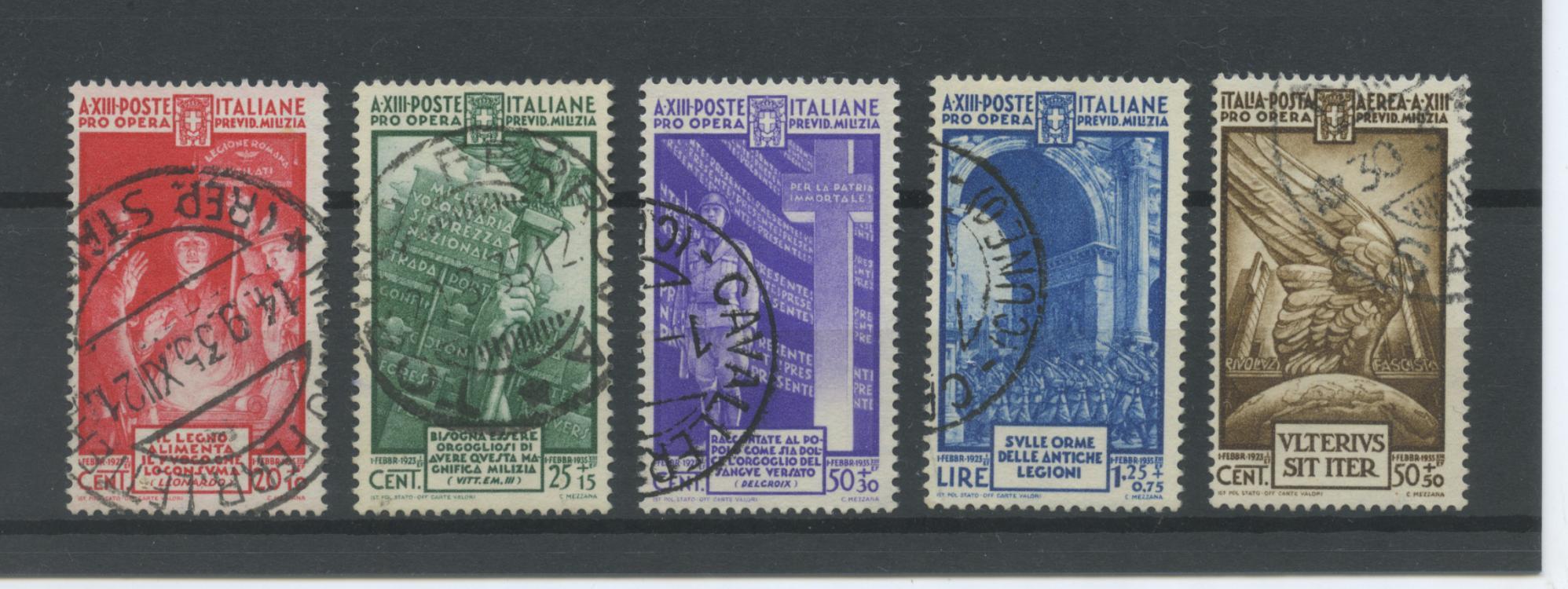 Scansione lotto: REGNO 1935 MILIZIA IV 5V.(originale) 3 US.