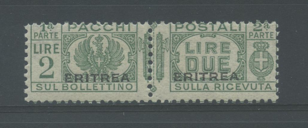 Scansione lotto: COLONIE ERITREA 1927/37 PACCHI L.2 *