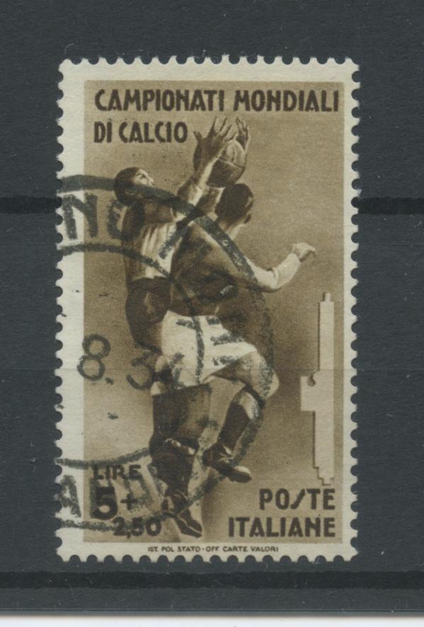 Scansione lotto: REGNO 1934 CALCIO P.O. L.5+2,50(originale) 4 US.