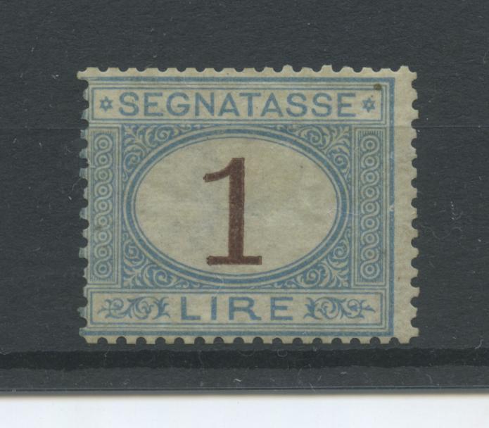 Scansione lotto: REGNO 1870 TASSE L.1 2 *  CERT.