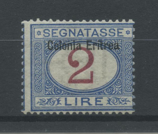 Scansione lotto: COLONIE ERITREA 1903 TASSE L.2 **