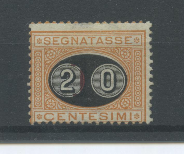 Scansione lotto: REGNO 1890/1 MASCHERINE 20C. SU 1C. 2 *