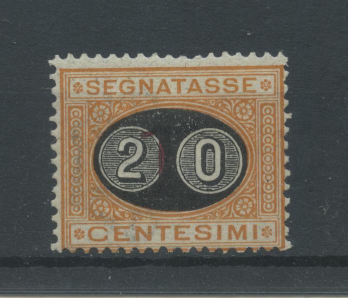 Scansione lotto: REGNO 1890/1 MASCHERINE 20C. SU 1C. *