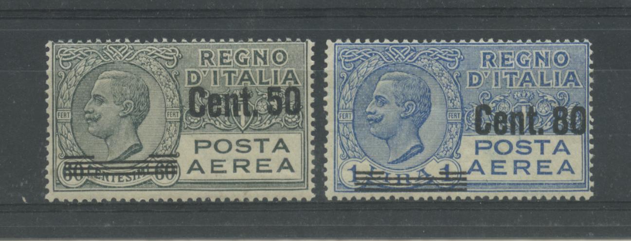 Scansione lotto: REGNO 1927 POSTA AEREA SOVR. 2V. 2 **