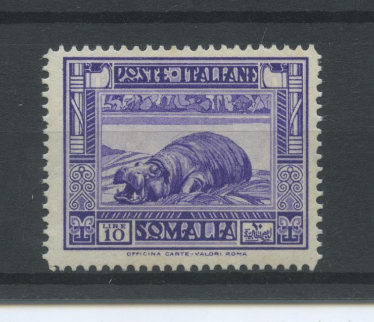 Scansione lotto: COLONIE SOMALIA 1935/8 PITTORICA L.10 3 **  CERT.