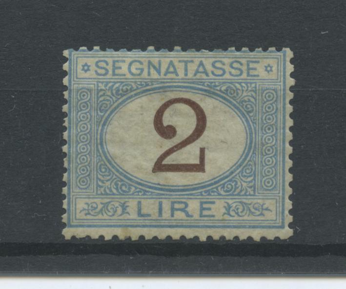 Scansione lotto: REGNO 1870 TASSE L.2 *  CERT.