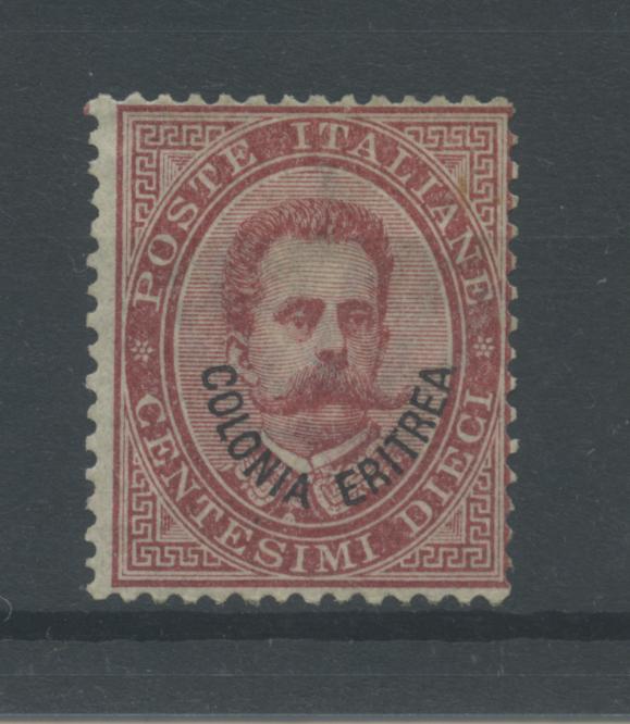 Scansione lotto: COLONIE ERITREA 1893 C.10 2 ** CENTRATO