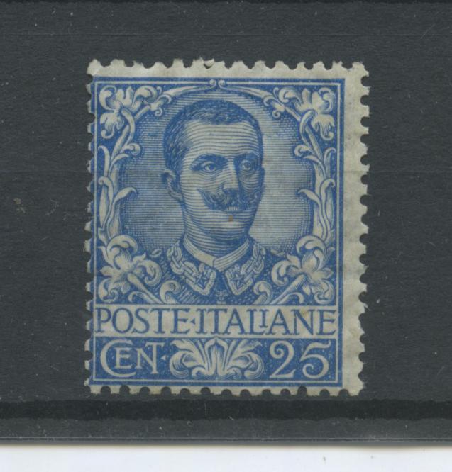 Scansione lotto: REGNO 1901 FLOREALE 25C. 5 **