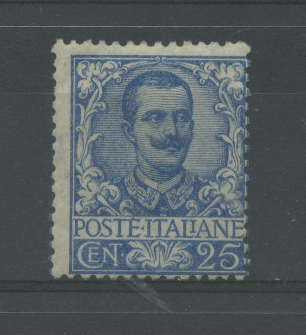 Scansione lotto: REGNO 1901 FLOREALE 25C. 4 **